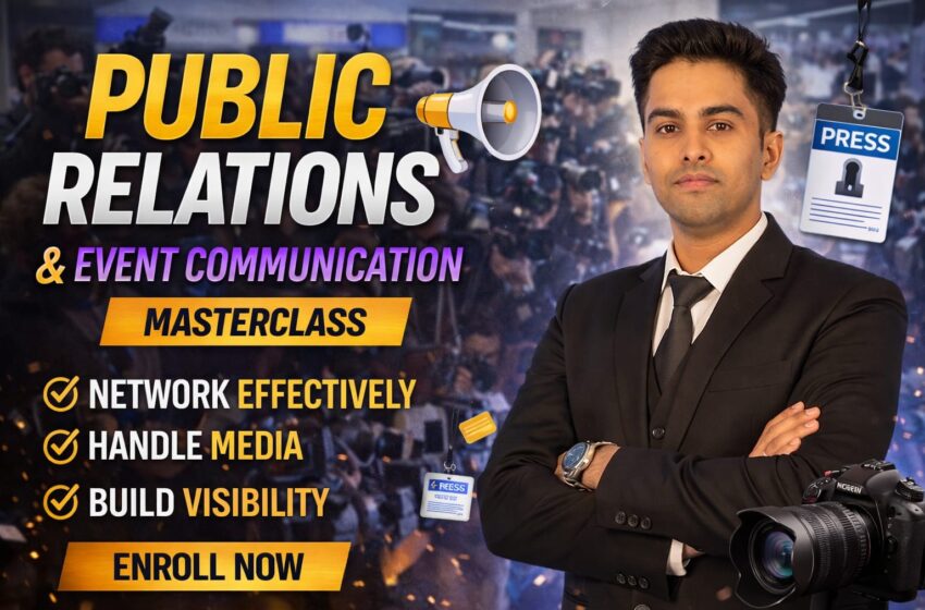 Certificate in Public Relations & Event Communication