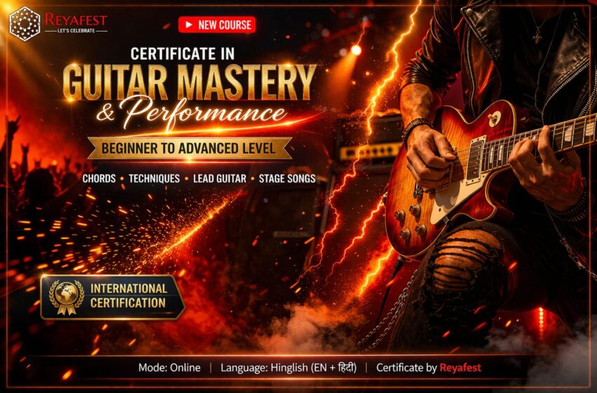 Certificate in Guitar Mastery & Performance